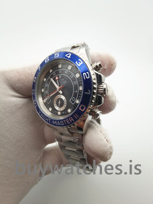 Rolex Yacht-Master 116680 Reloj automático para hombre de acero negro de 44 mm