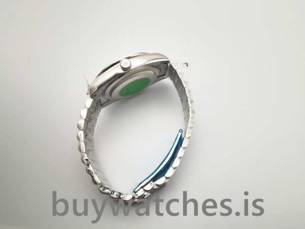 Rolex Day-Date 218349 Reloj automático negro con diamantes para hombre de 41 mm