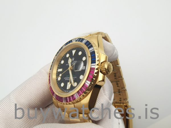 Rolex GMT-Master II 116748 Reloj automático unisex de oro amarillo de 40 mm