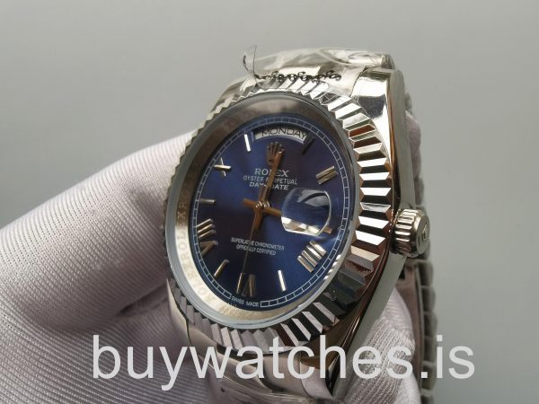 Rolex Day-Date 228239 Reloj automático azul para hombre de 40 mm