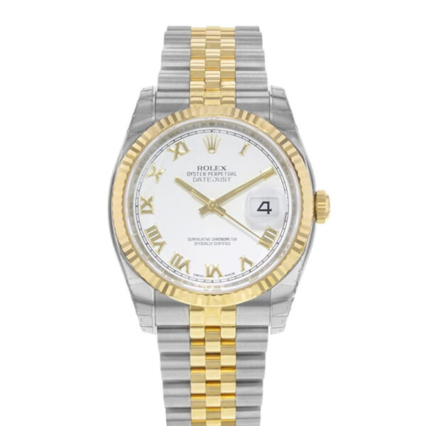 Rolex Datejust 116233 Reloj Automático Mujer Acero Blanco 36 mm