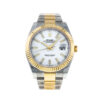 Rolex Datejust Oyster White Stk Asian 2813 Reloj automático blanco para hombre