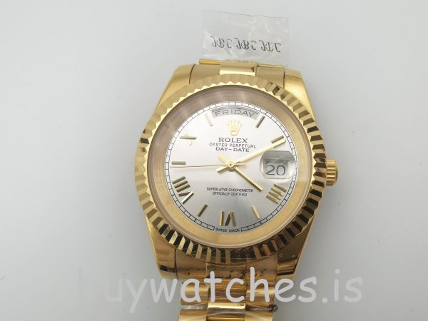 Rolex Day-Date II 218238 Reloj automático para hombre de oro amarillo de 41 mmRolex Day-Date II 218238 Reloj automático para hombre de oro amarillo de 41 mm