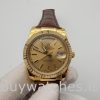 Rolex Day-Date 1503 Reloj automático unisex dorado de 34 mm