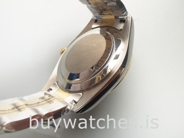 Rolex Datejust Oyster White Stk Asian 2813 Reloj automático blanco para hombre