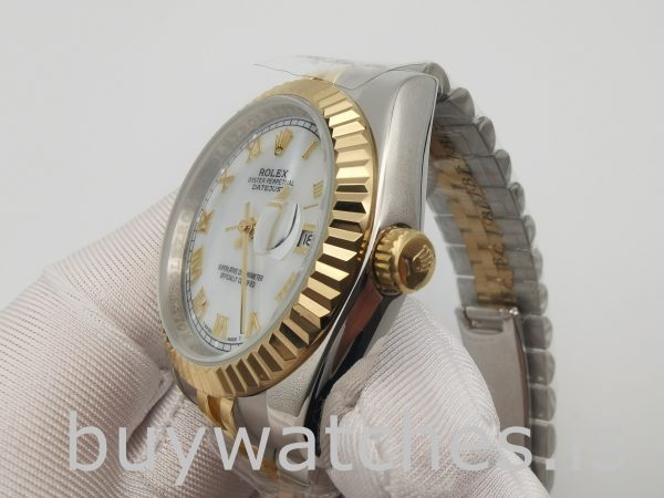 Rolex Datejust 116233 Reloj Automático Mujer Acero Blanco 36 mm