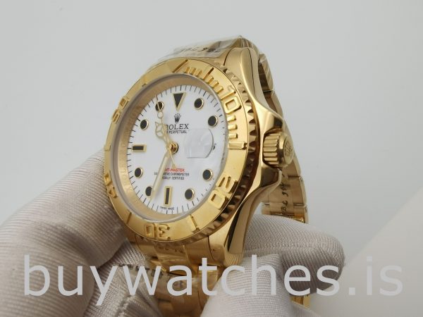 Rolex Yacht-Master 16628 Reloj para hombre de 40 mm en oro amarillo de 18 k