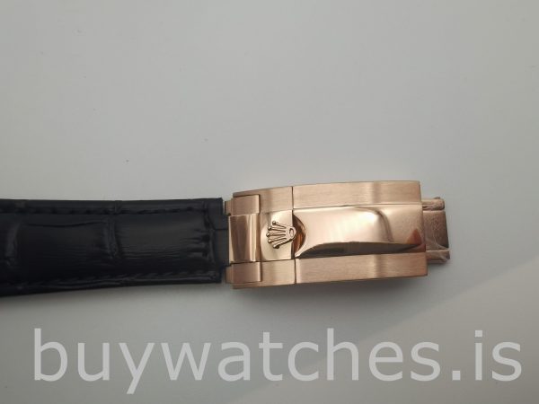 Rolex Daytona 116515 Reloj de cuero con esfera color chocolate de 40 mm