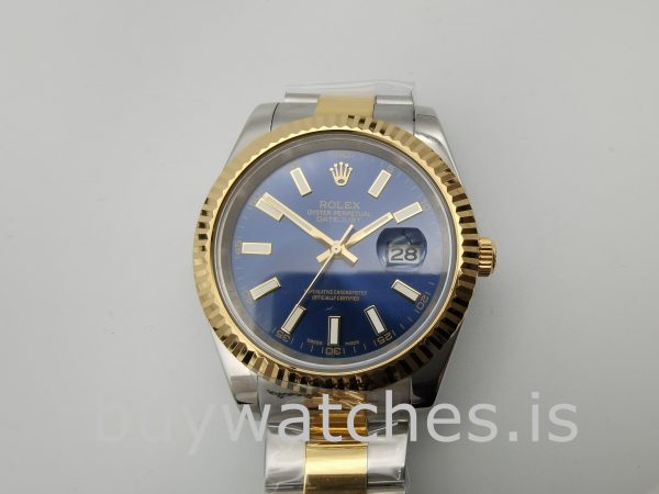 Rolex Datejust 116233 Reloj para hombre de 36 mm con esfera azul