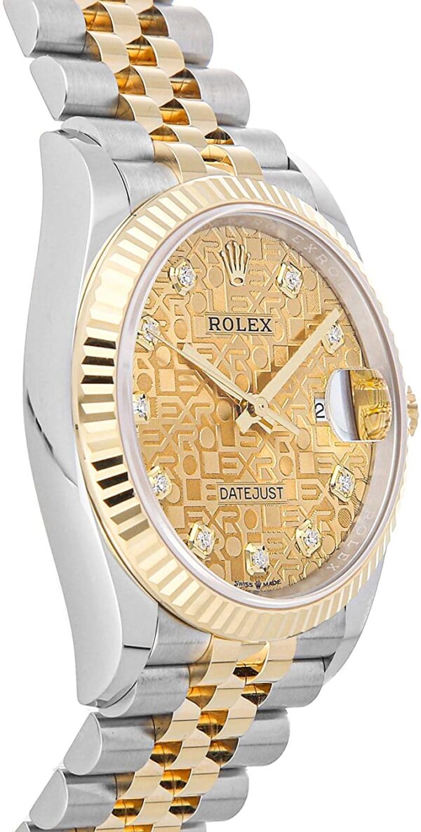Rolex Datejust 126233 Reloj automático de 36 mm para hombre con esfera beige