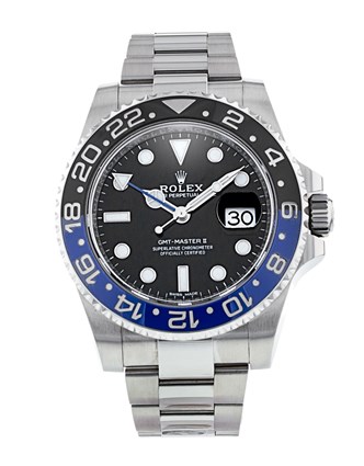 Rolex GMT-Master II 116710 Reloj para hombre con esfera negra de 40 mm